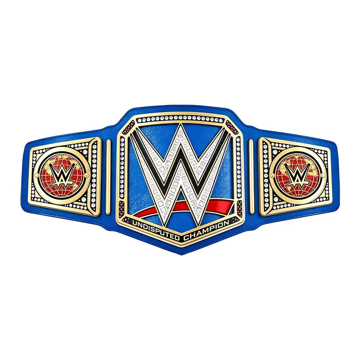 WWE Championship Belt-Inspired Velvety Area Rug, Ideal for Wrestling Enthusiasts' Living Room or Bedroom, High Elasticity and Non-Slip Design