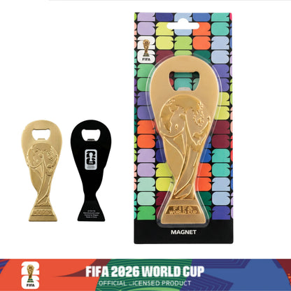 FIFA World Cup 2026 Premium Glass Set - Gold-Rimmed Trophy Design for Gifting, Home Use, and Barware - Reusable Bottles and Mugs
