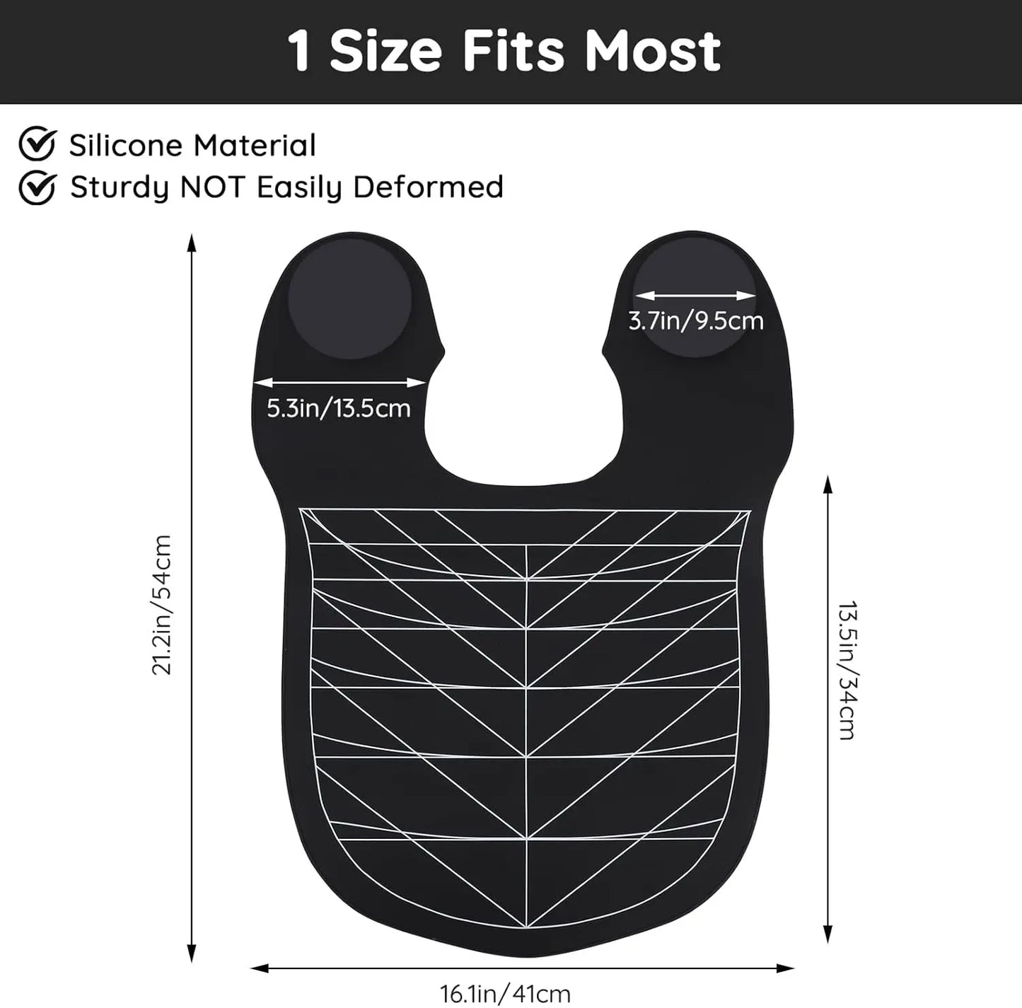 Betty Dain Hair Cutting Guide Collar, Angular and Straight Cutting Guidelines, Weighted, Non-Slip, Waterproof Rubber Material Tiktokshopspringglowup