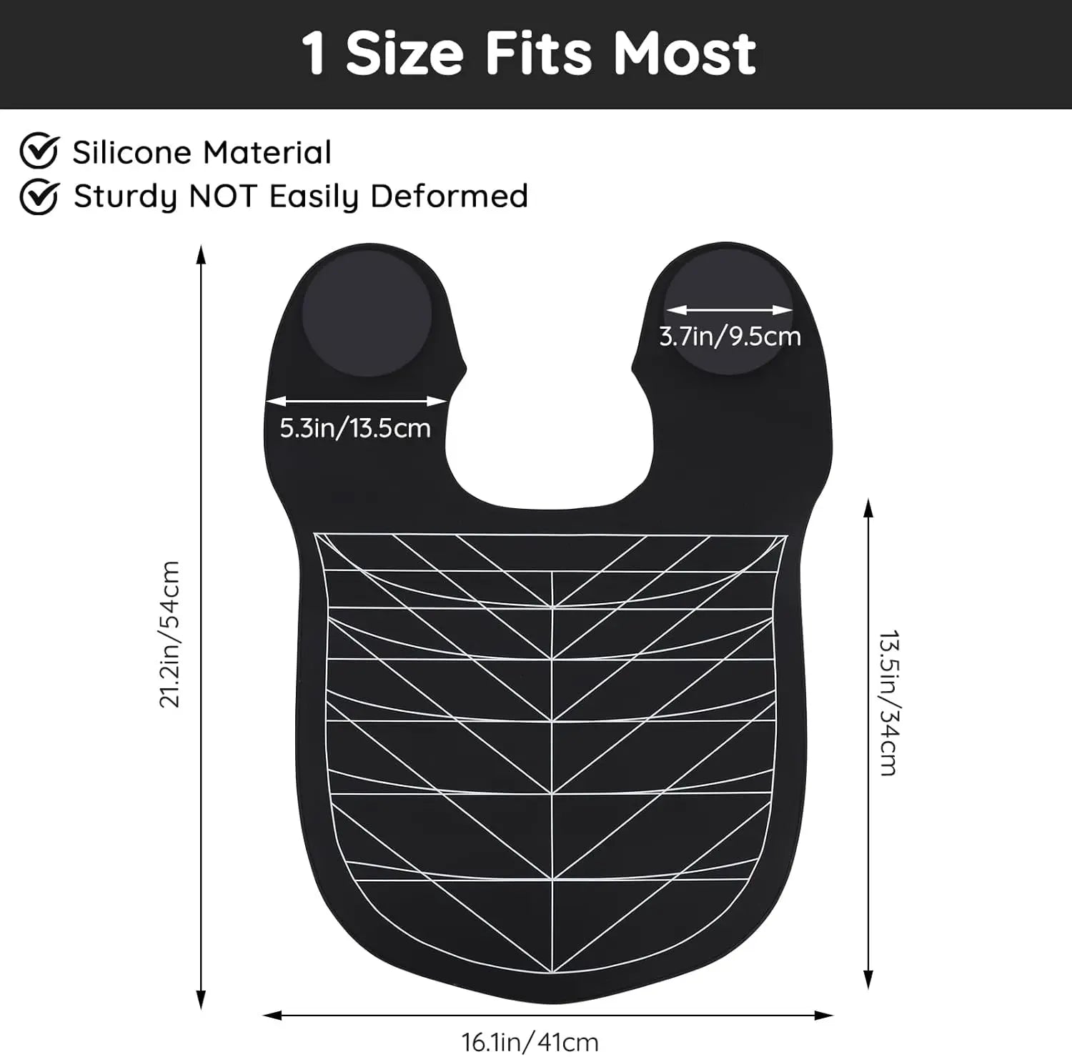 Betty Dain Hair Cutting Guide Collar, Angular and Straight Cutting Guidelines, Weighted, Non-Slip, Waterproof Rubber Material Tiktokshopspringglowup