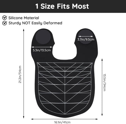 Betty Dain Hair Cutting Guide Collar, Angular and Straight Cutting Guidelines, Weighted, Non-Slip, Waterproof Rubber Material Tiktokshopspringglowup