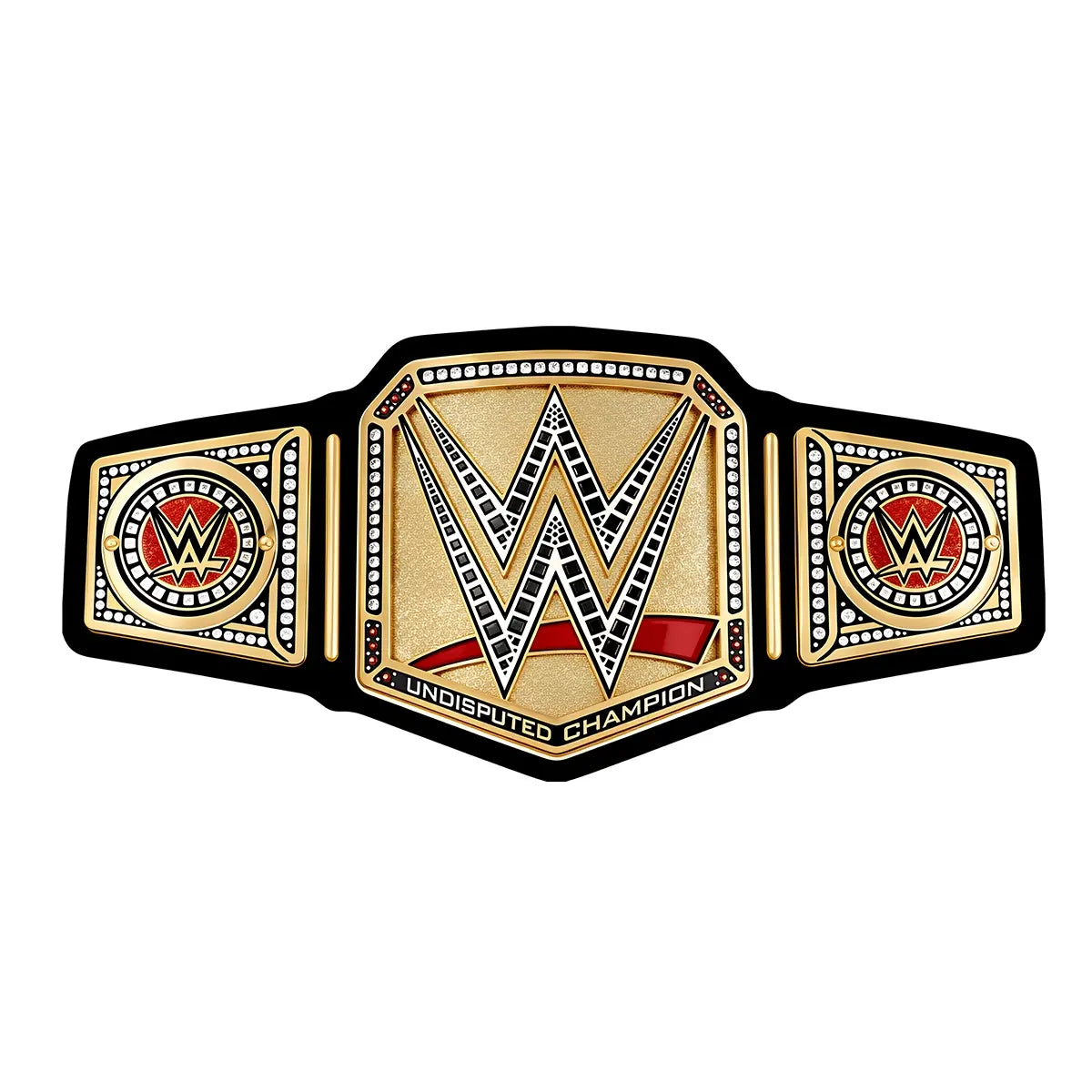 WWE Championship Belt-Inspired Velvety Area Rug, Ideal for Wrestling Enthusiasts' Living Room or Bedroom, High Elasticity and Non-Slip Design