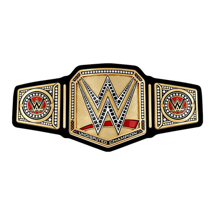 WWE Championship Belt-Inspired Velvety Area Rug, Ideal for Wrestling Enthusiasts' Living Room or Bedroom, High Elasticity and Non-Slip Design