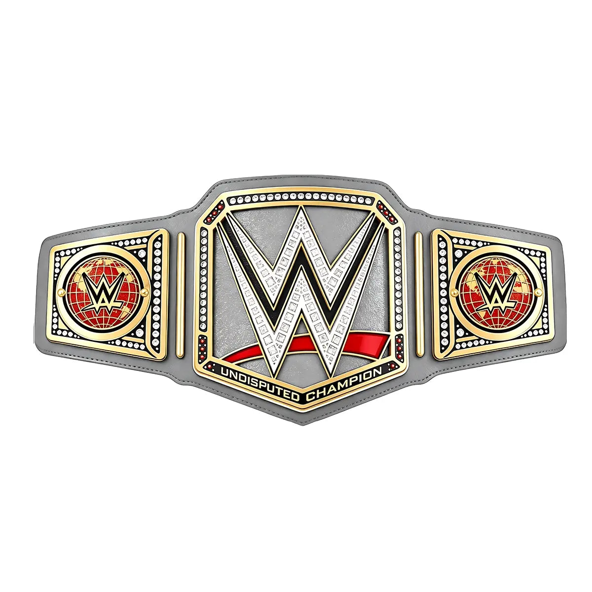 WWE Championship Belt-Inspired Velvety Area Rug, Ideal for Wrestling Enthusiasts' Living Room or Bedroom, High Elasticity and Non-Slip Design