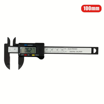 Precision Digital Caliper (0–100Mm / 0–150Mm Options) – Big LCD Display, Auto-Off, Fast Inch/Metric Switch for DIY, Home Repair & Toolboxes