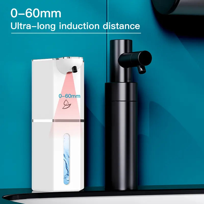 Automatic Soap Dispenser, 12Oz Touchless Foaming Soap Dispenser, USB Rechargeable, 4 Adjustable Levels, Waterproof, Kitchen Gadgets, Home Essentials Hand Wall, Bathroom Soap Dispenser Restroom