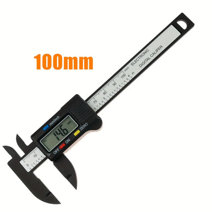 Precision Digital Caliper (0–100Mm / 0–150Mm Options) – Big LCD Display, Auto-Off, Fast Inch/Metric Switch for DIY, Home Repair & Toolboxes