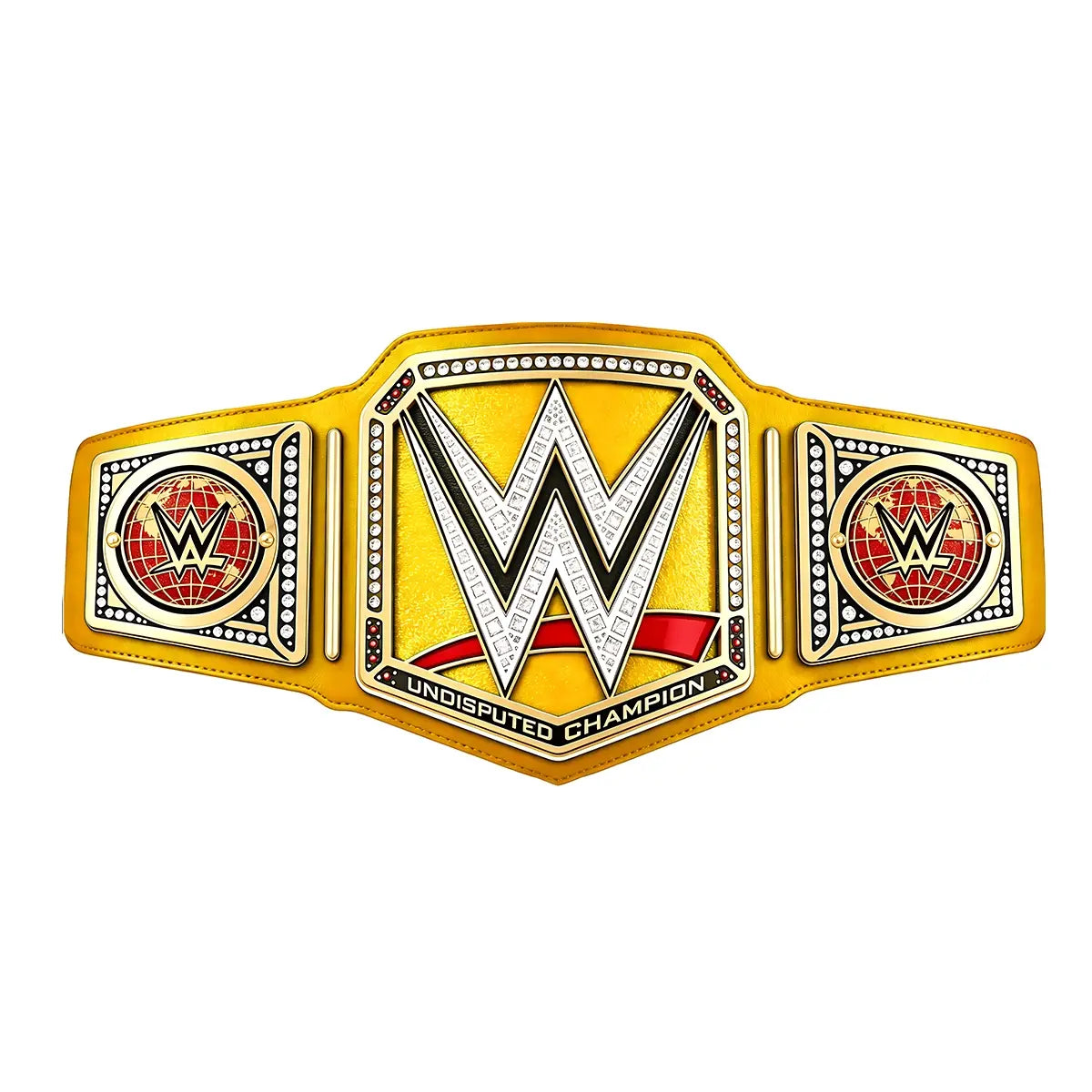 WWE Championship Belt-Inspired Velvety Area Rug, Ideal for Wrestling Enthusiasts' Living Room or Bedroom, High Elasticity and Non-Slip Design
