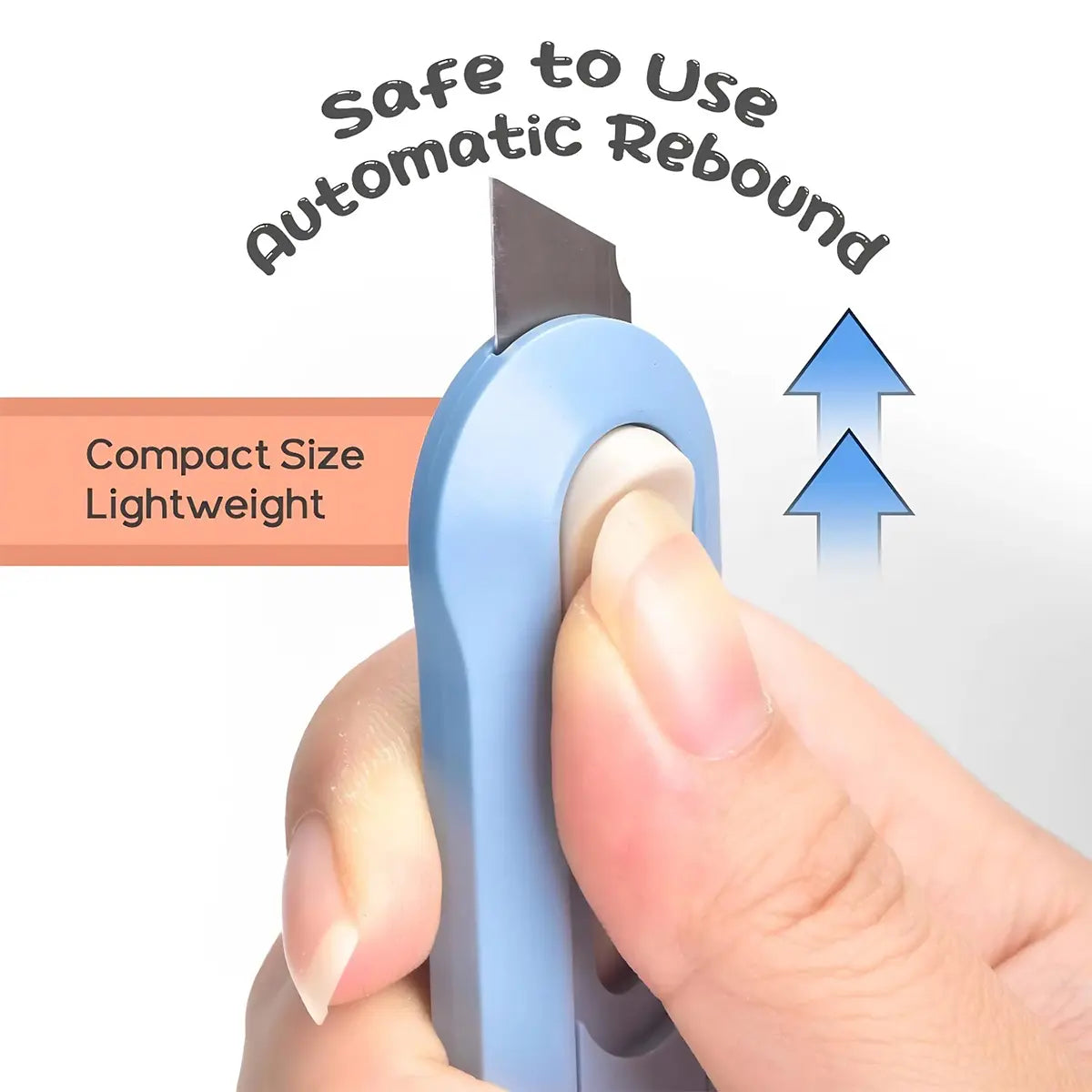 Retractable Box Cutting Knife, Utility Knife for Office Home Use, Cutting Supplies for Wrapping Parcels and Paperboard, Paper Cutters, Cardboard Cutter