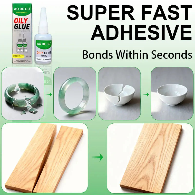 4PCS Ao De Gu Upgrade Oily Glue, Strong Adhesive, Strong Plastic Glue, Fast Repair and Curing for Metals, Large Capacity High Strength Oily Glue, with anti Clog Cap, for Wood, Rubber, Leather, Plastic, Metal, Rhinestone Jewelry, DIY Handcrafts (1, 20G)