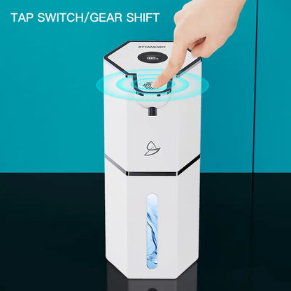 Automatic Soap Dispenser, 12Oz Touchless Foaming Soap Dispenser, USB Rechargeable, 4 Adjustable Levels, Waterproof, Kitchen Gadgets, Home Essentials Hand Wall, Bathroom Soap Dispenser Restroom