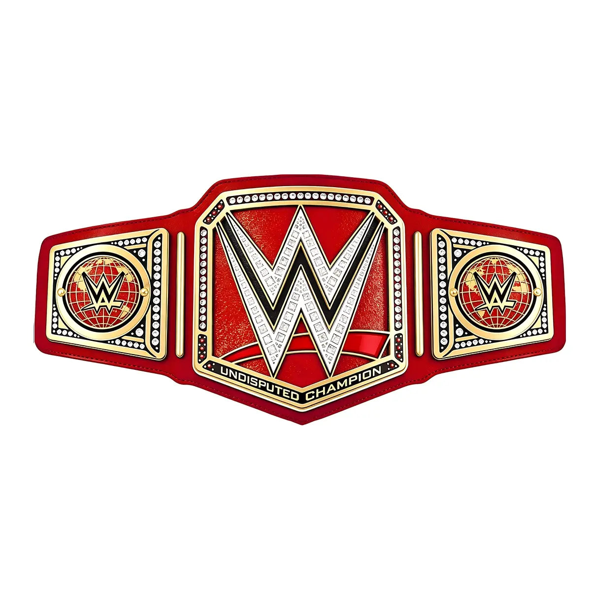 WWE Championship Belt-Inspired Velvety Area Rug, Ideal for Wrestling Enthusiasts' Living Room or Bedroom, High Elasticity and Non-Slip Design