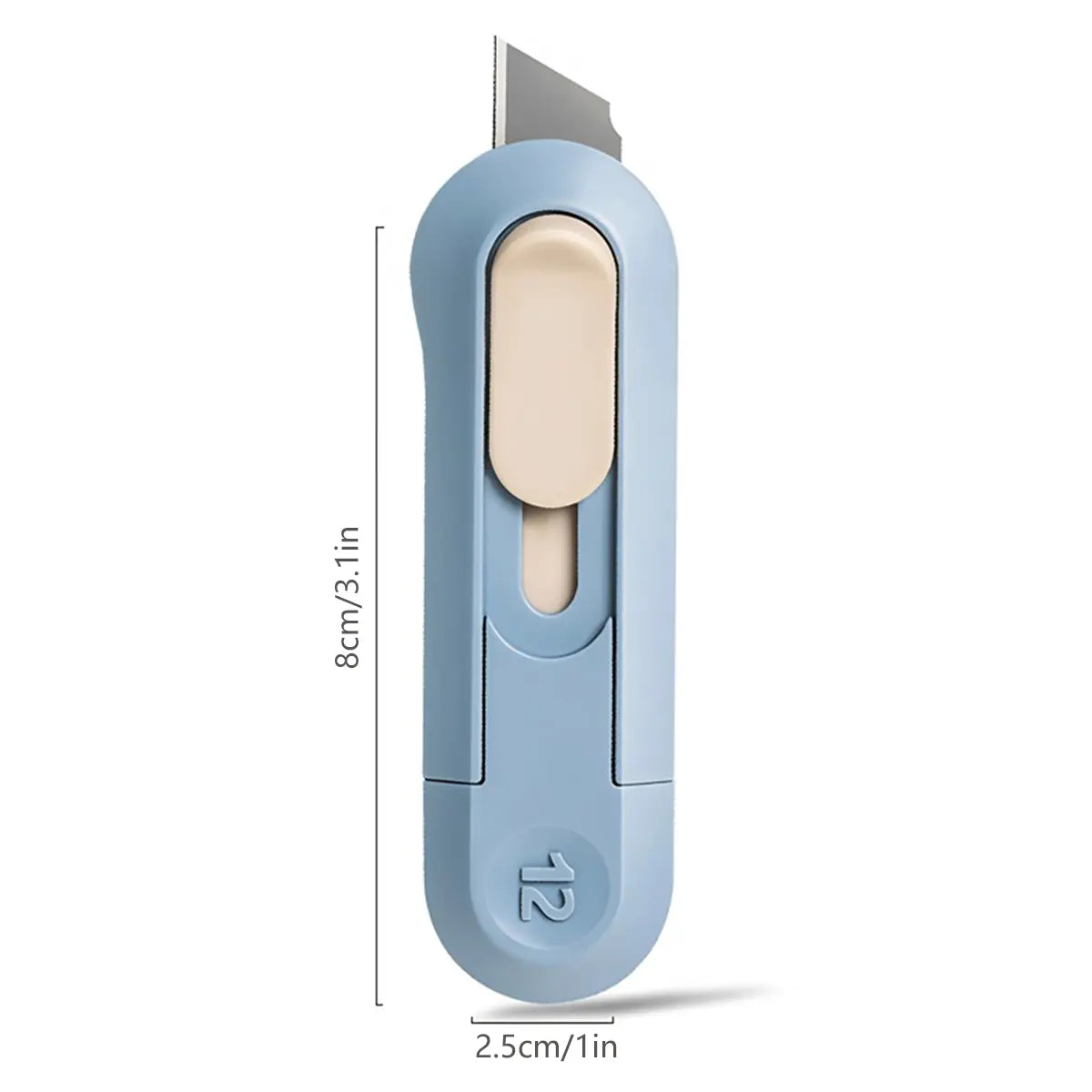 Retractable Box Cutting Knife, Utility Knife for Office Home Use, Cutting Supplies for Wrapping Parcels and Paperboard, Paper Cutters, Cardboard Cutter