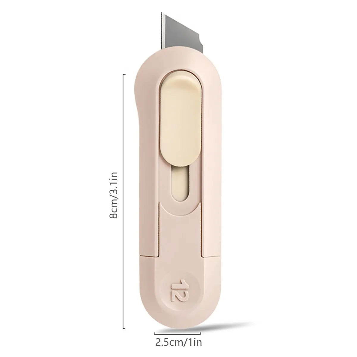 Retractable Box Cutting Knife, Utility Knife for Office Home Use, Cutting Supplies for Wrapping Parcels and Paperboard, Paper Cutters, Cardboard Cutter