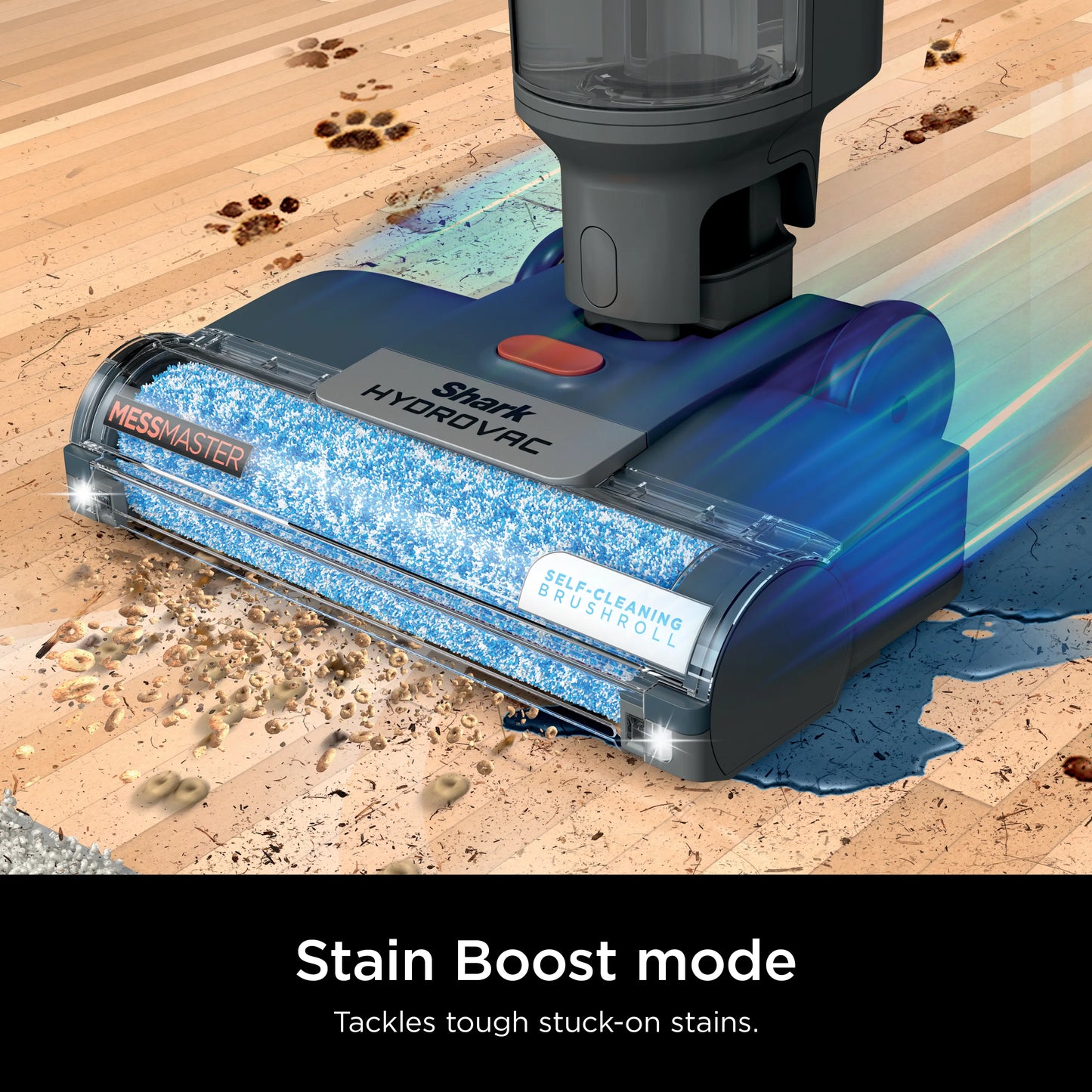 Shark Hydrovac Messmaster Corded 3-in-1 Vacuum, Mop, and Self-Cleaning System - Model WD161